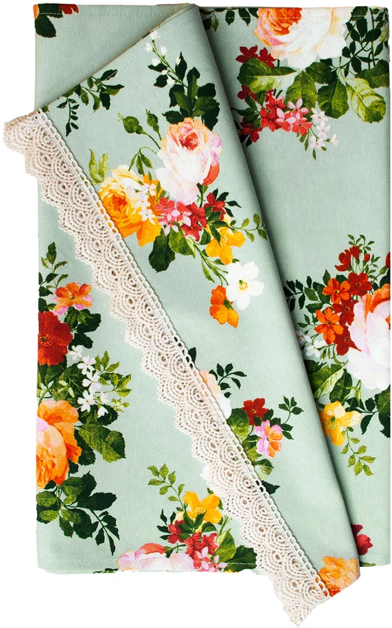 Stalo kilimėlis SUMMER FLOWER, 45x116cm, gėlės