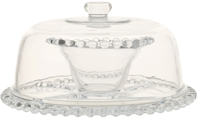 Home4You Stiklinė lėkštė 3in1 CAKE PLATE D31xH23cm
