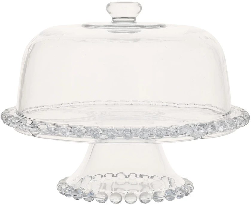 Home4You Stiklinė lėkštė 3in1 CAKE PLATE D31xH23cm