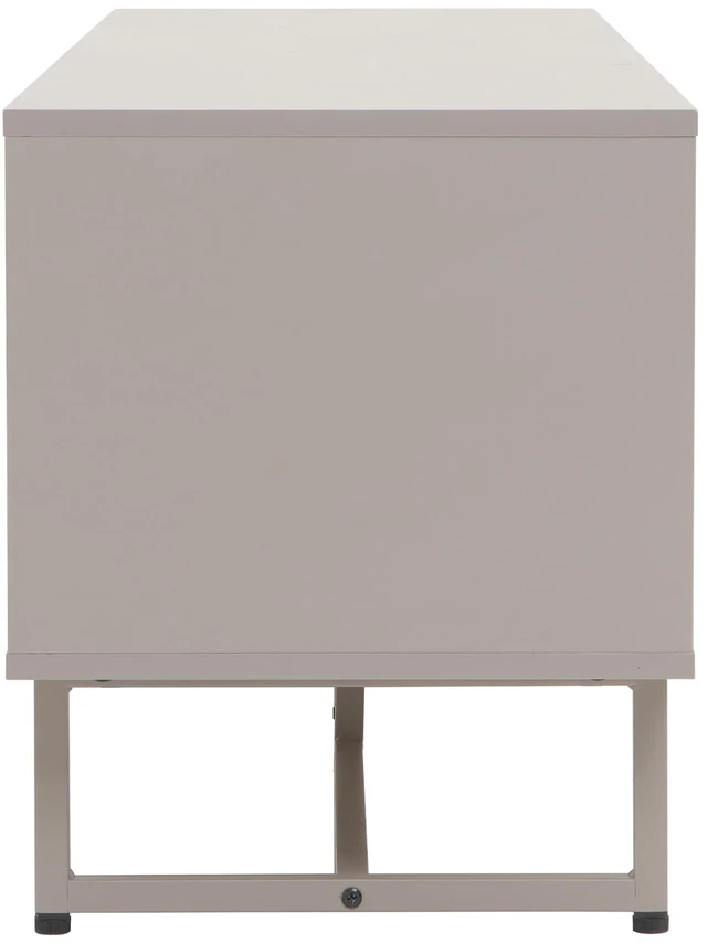 TV staliukas Home4You Televizoriaus staliukas „CLARK“ 150 x 40 x H50 cm, pilkai rudos spalvos