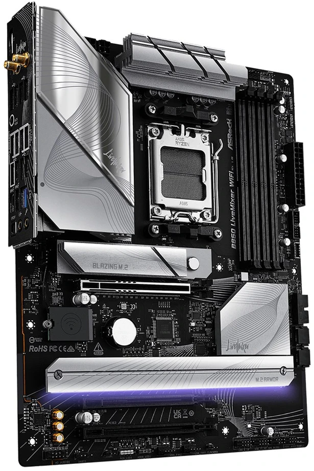 Asrock B850 LiveMixer WiFi AMD B850 Socket AM5 ATX