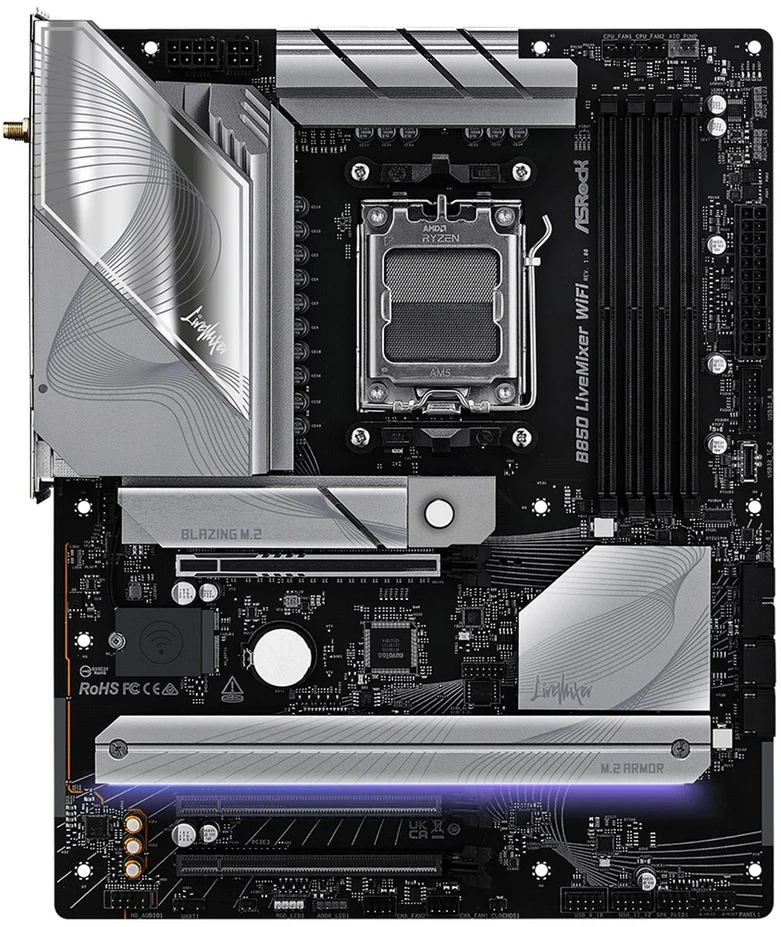 Asrock B850 LiveMixer WiFi AMD B850 Socket AM5 ATX