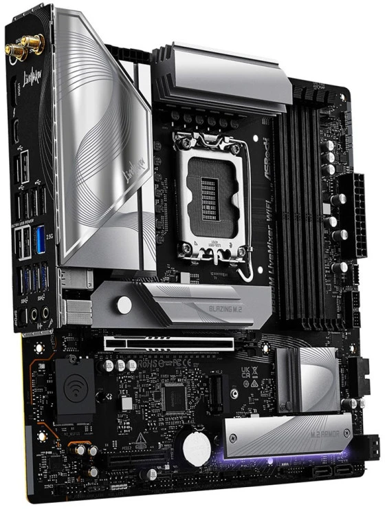 Asrock B860M LiveMixer WiFi Intel B860 LGA 1851 (Socket V1) micro ATX