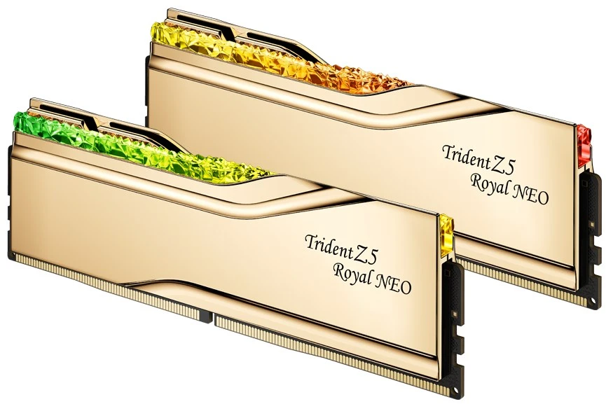 RAM Atmiņa G.Skill Trident Z5 Royal Neo, DDR5, 32 GB, 6400MHz, CL30 (F5-6400J3039G16GX2-TR5NG)