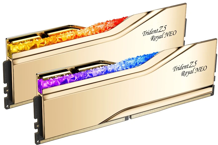RAM Atmiņa G.Skill Trident Z5 Royal Neo, DDR5, 32 GB, 6400MHz, CL30 (F5-6400J3039G16GX2-TR5NG)