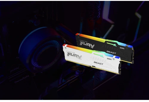 RAM Atmiņa Kingston Fury Beast RGB, DDR5, 32 GB, 6000MHz, CL36 (KF560C36BWEA-32)