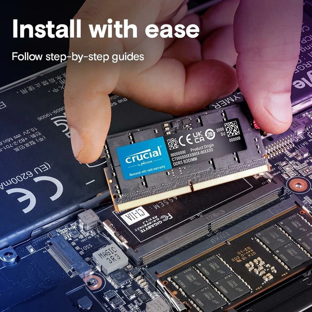 Operatyvioji atmintis Crucial 32 GB DDR5 5600 MHz SODIMM | CT32G56C46S5