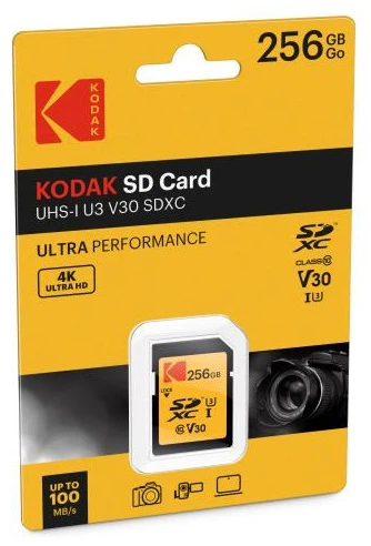 Atminties kortelė Kodak SD 256GB UHS-I U3 V30 Ultra