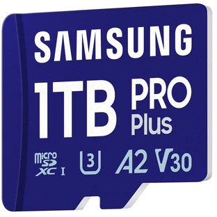 Atminties kortelė Samsung PRO Plus Micro SDXC 1 TB U3 A2 V30 (MB-MD1T0SB/WW)