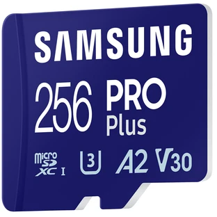 Atminties kortelė Samsung PRO Plus Micro SDXC 256 GB U3 A2 V30 (MB-MD256SB/WW)