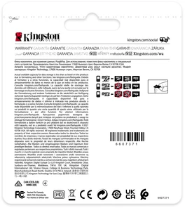 Atminties kortelė SD MicroSD Card 16GB Kingston SDHC (Class10) retail
