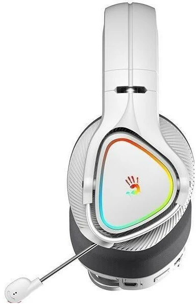 Ausinės A4Tech Bloody MR710 BT5.3+2.4G+su laidu pilka