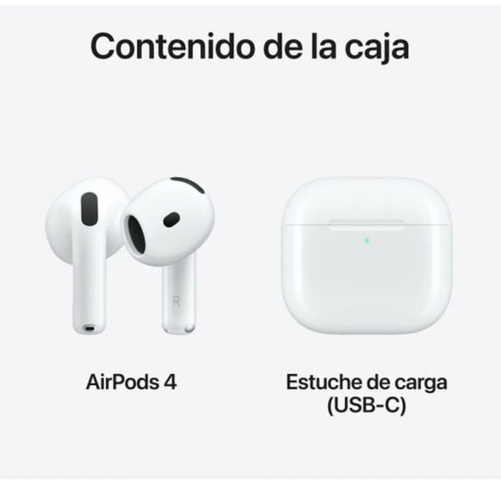 Ausinės Apple AirPods 4 – Baltas