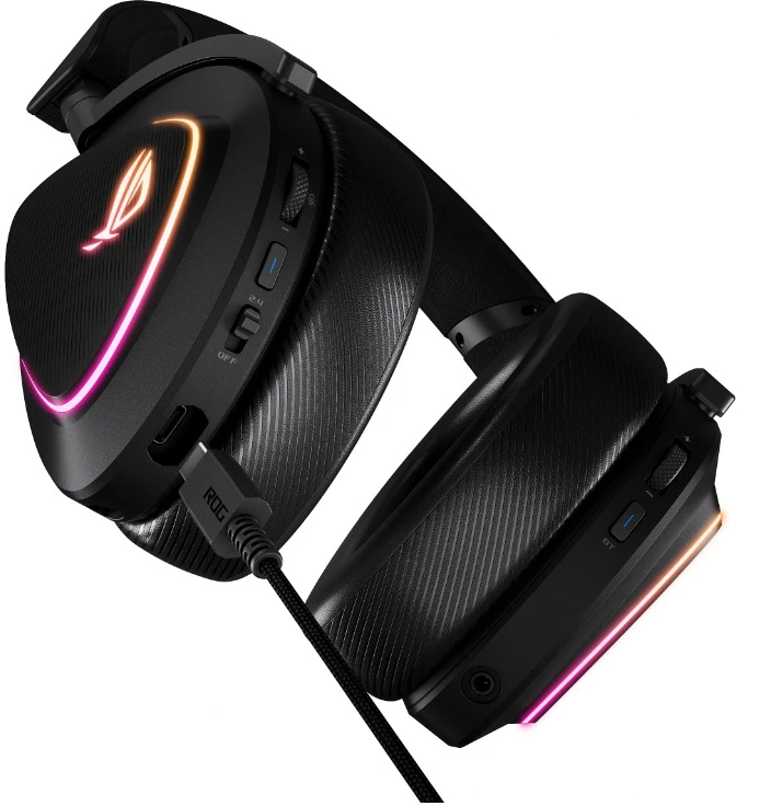 Ausinės Asus ROG DELTA II Juodas