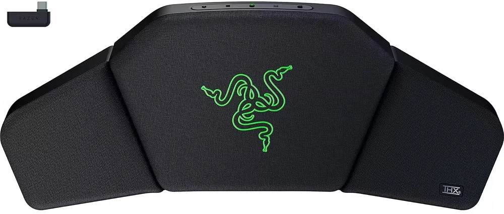 Ausinės „Razer THX Spatial“ garso įrašymo belaidžio garsiakalbio galvos pagalvėlė | „Clio“