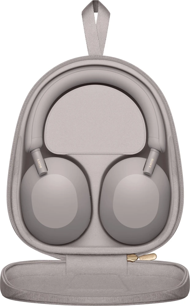 Belaidės ausinės Sony WH-1000XM5 su triukšmo slopinimo technologija, Rožinės