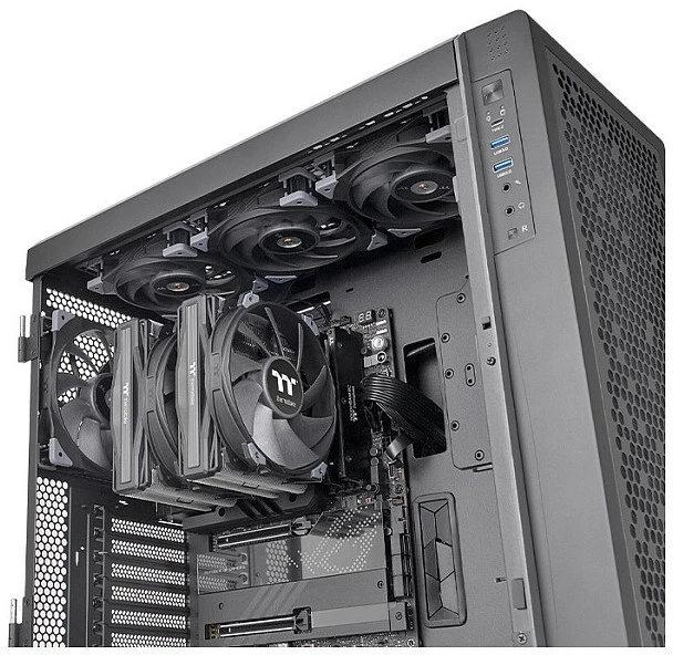 Aušintuvas Thermaltake K Thermaltake TT TOUGHAIR 710 oro aušintuvas Dual Tower