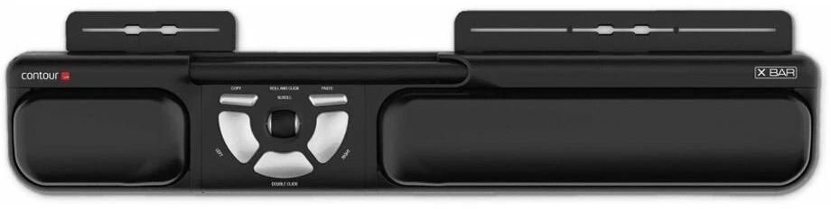 Contour X-Bar su laidu ergonomiška centrinė pelė Juodas retail