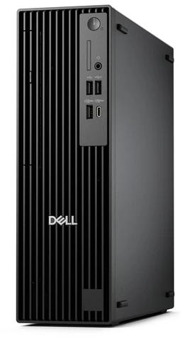 Dell Pro Slim Plus QBS1250 - plonas stacionarus kompiuteris - Core Ultra 5 235 / 3.4 GHz - RAM 16 GB - SSD 512 GB - NVMe, TLC - Intel grafika - 1GbE, Wi-Fi 6E, Bluetooth - WLAN: 802.11a/b/g/n/ac/ax (Wi-Fi 6E), Bluetooth - Windows 11 Pro - Monitorius: