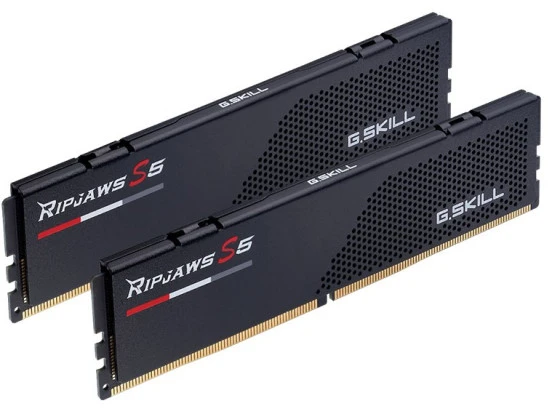 RAM G.Skill DIMM 64 GB DDR5-6400 (2x 32 GB) Dual-Kit (Juodas, F5-6400J3239G32GX2-RS5K, Ripjaws S5, INTEL XMP)
