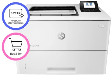 Hewlett Packard (HP) HP LaserJet Enterprise M507dn Spausdintuvas - A4 Mono lazerinis, Spausdinimas, Automatinis dokumentų tiektuvas, Auto-Duplex, LAN, 43ppm, 2000-7500 puslapių per mėnesį (pakeičia M506dn)