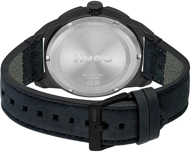 Hugo Boss Laikrodis HUGO 1530275. Kwarcowy, Kolor juoda oranžinė. Mężczyzna.