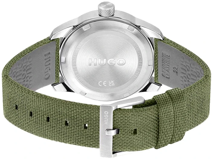 Hugo Boss Laikrodis HUGO 1530331. Kwarcowy, Kolor žalia. Mężczyzna.