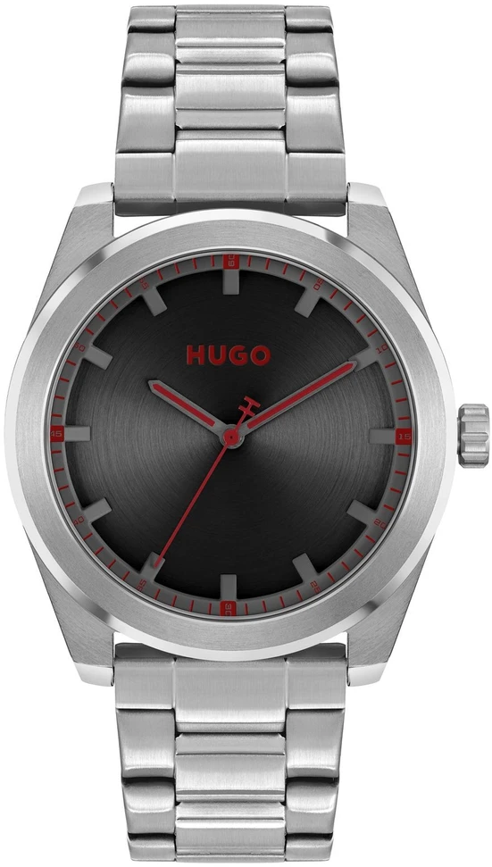 Hugo Boss Laikrodis HUGO 1570175. Kwarcowy, Kolor juoda. Mężczyzna.