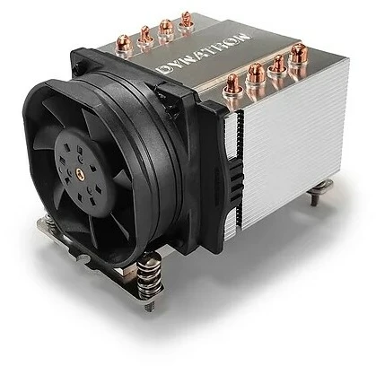Inter Tech ITT Dynatron A47 Kompiuterio aušinimo sistema Procesorius Orinis aušintuvas 6 cm Juoda, Sidabras 1 vnt