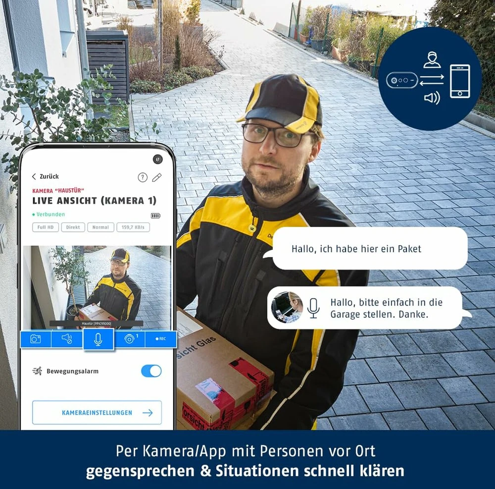 ABUS PPIC91000 apsaugos stebėjimo kamera IP apsaugos kamera Vidaus ir lauko Lubos / siena / stalas