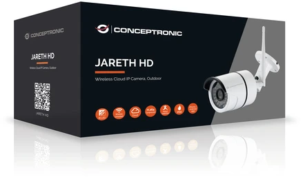 IP kamera Conceptronic CONCEPTRONIC JARETH02W belaidė debesų stebėjimo kamera, lauko