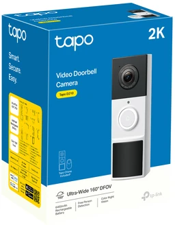 TP-Link Tapo D210 Juoda, Balta