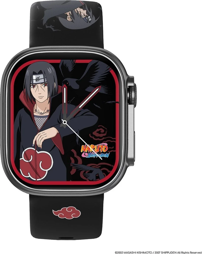 Išmanusis laikrodis abyx Fit Touch 5 Itachi Uchiwa kosminė pilka