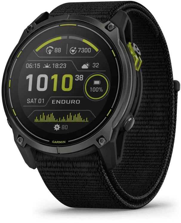 Išmanusis laikrodis Sportinis laikrodis Garmin Enduro 3 Juodas (010-02751-01)