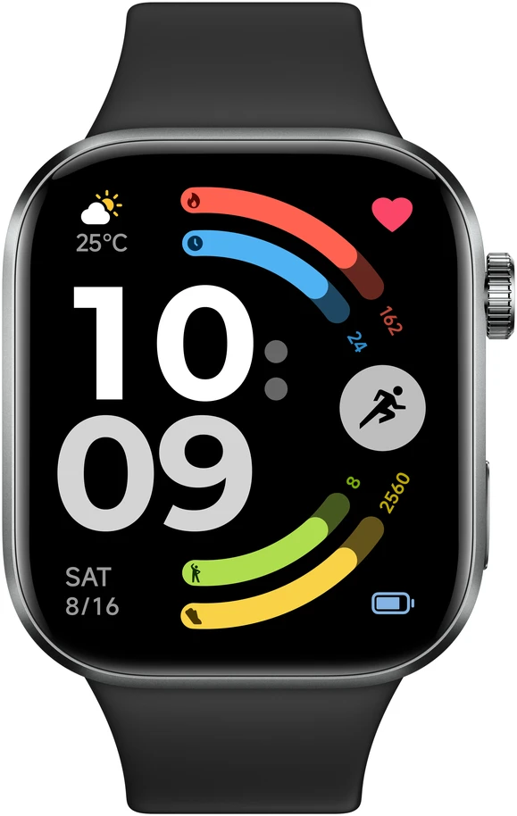 Išmanusis laikrodis Xiaomi Redmi Watch 6 NFC Obsidian Juodas