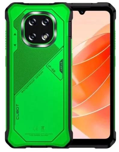 Išmanusis telefonas CUBOT KINGKONG ES5 6+128GB 4G Žalias OEM