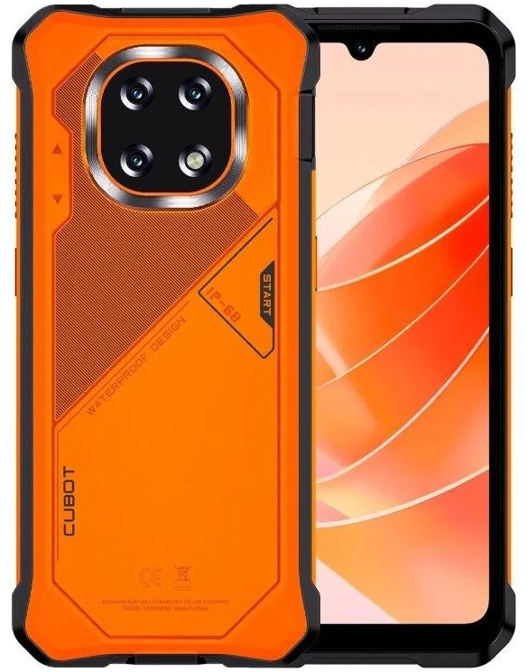 Išmanusis telefonas CUBOT KINGKONG ES5 6+128GB 4G Oranžinis OEM