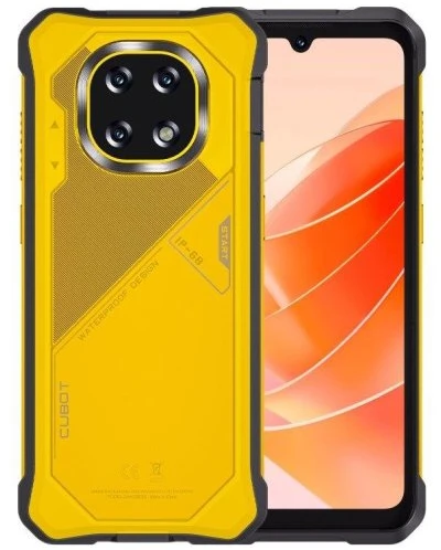 Išmanusis telefonas CUBOT KINGKONG ES5 6+128GB 4G Geltona OEM