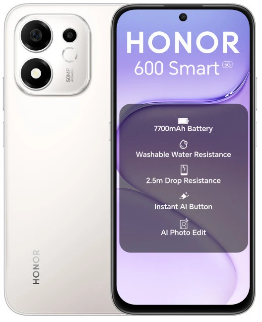 Išmanusis telefonas Honor 600 Smart 4GB/256GB Sidabrinis