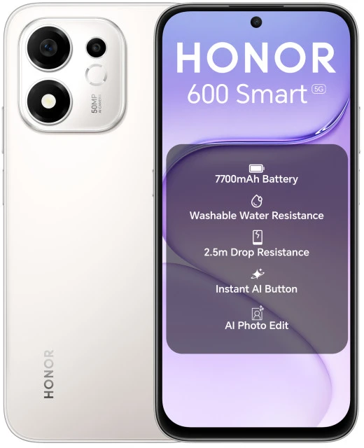 Išmanusis telefonas Honor 600 Smart 4GB/256GB Sidabrinis