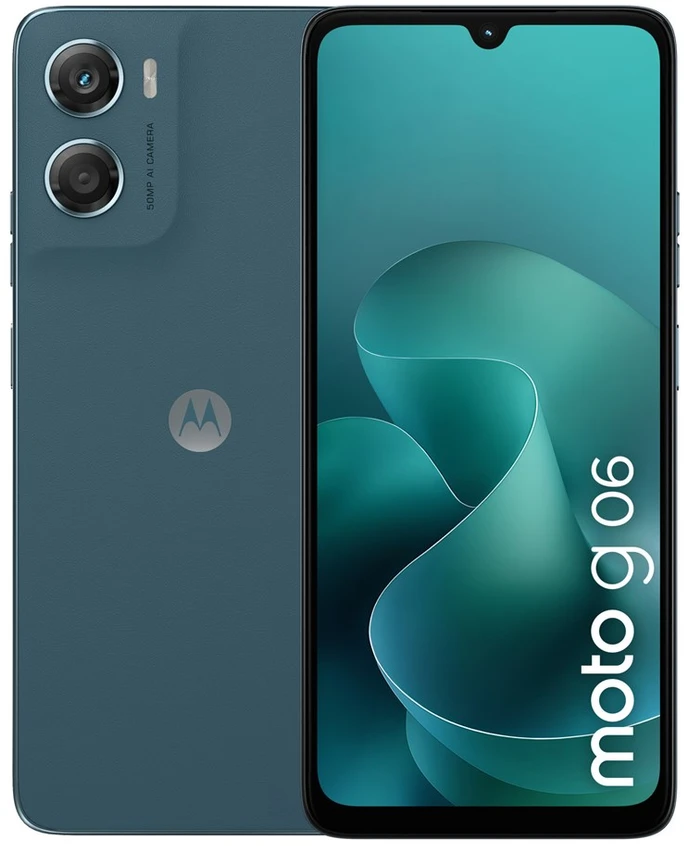Išmanusis telefonas Motorola Moto G06 4/128GB Mėlyna (PB980027SE)