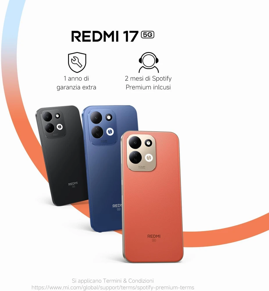 Išmanusis telefonas XIAOMI REDMI 17 4+128GB DS 5G NFC OEM Juodas