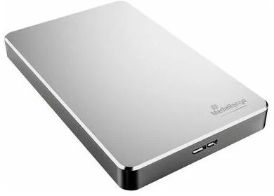 Išorinis kietasis diskas HDD MediaRange 1TB Sidabrinis (MR996)