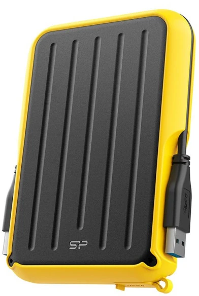 Išorinis kietasis diskas HDD Silicon Power Armor A66 1TB Juodas-Geltona (SP010TBPHD66SS3Y)
