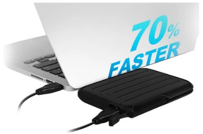 Išorinis kietasis diskas HDD Silicon Power Armor A66 1TB Juodas (SP010TBPHD66SS3K)