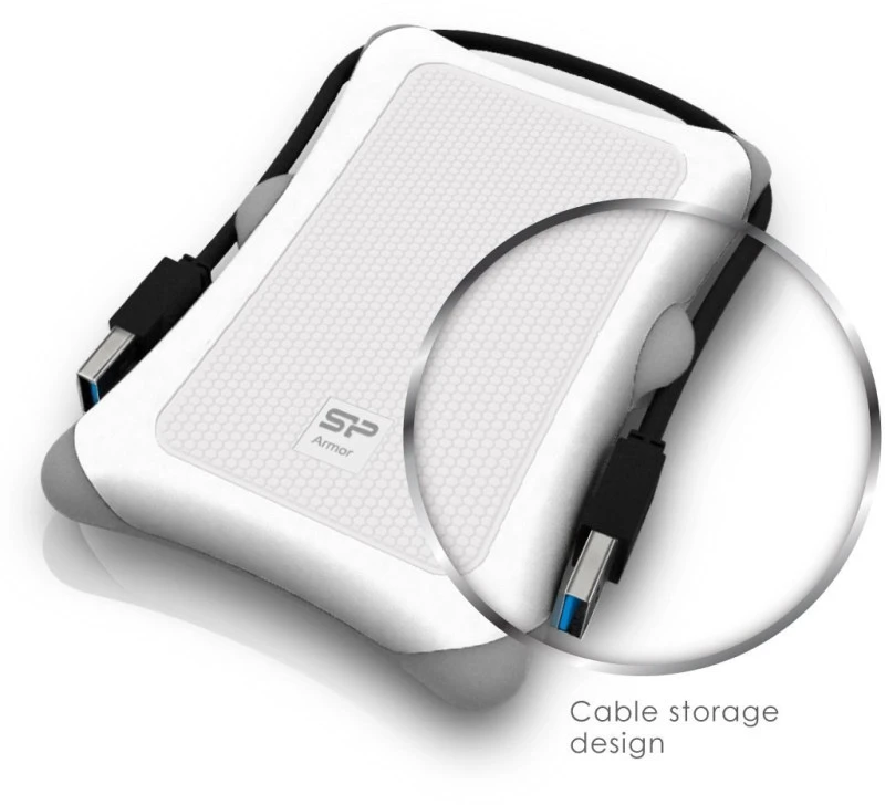 Kietasis diskas Silicon Power Armor A30 2TB 2.5", USB 3.1, Baltas