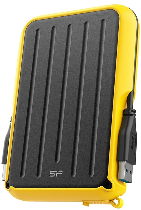 Išorinis kietasis diskas HDD Silicon Power Armor A66 5TB Geltona (SP050TBPHD66LS3Y)