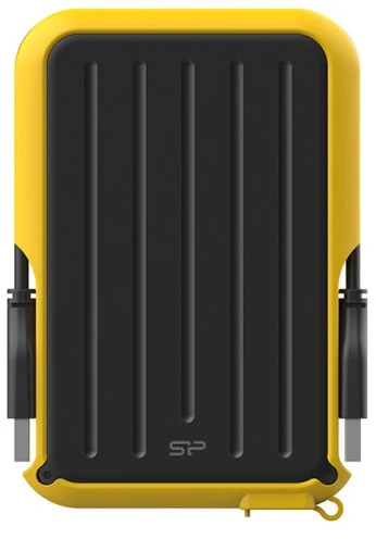 Išorinis kietasis diskas HDD Silicon Power Armor A66 1TB Juodas-Geltona (SP010TBPHD66SS3Y)