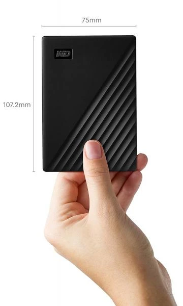 Išorinis kietasis diskas HDD Western Digital My Passport 2TB Juodas (WDBYVG0020BBK-WESN)
