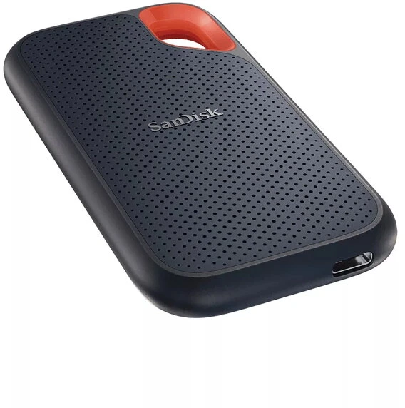 Išorinis kietasis diskas SSD SanDisk Extreme Portable V2 1TB Juodas-Oranžinis (SDSSDE61-1T00-G25)